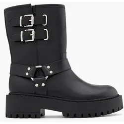 Bikerboots - Damen - schwarz