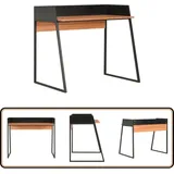 Vidaxl - Schreibtisch Schwarz und Braun 90x60x88 cm - Schreibtisch - Home Office Möbel - Bürostuhl - Laptoptisch - pc Schreibtisch