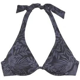 VENICE BEACH Bügel-Bikini-Top Damen schwarz bedruckt Gr.44 Cup F