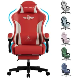 GTPLAYER Gaming Stuhl Ergonomisch Rot PC