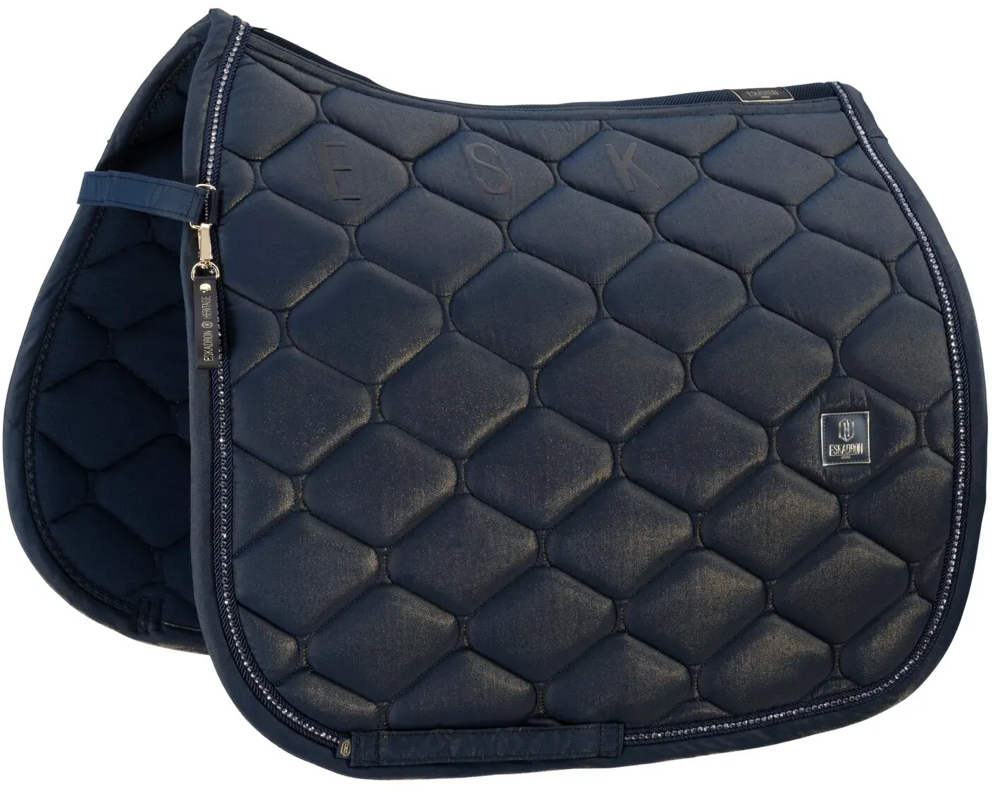 ESKADRON Heritage Schabracke Glam Crystal navy Pony Dressur