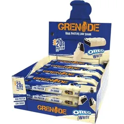 Grenade Protein Bar (12x60g) Oreo White One Size