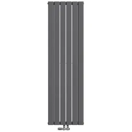 EMKE Flachheizkörper 1600 x 460 mm 1490 W anthrazit Mittelventil
