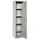 Proregal Putzmittelschrank AMEGO 180 x 40 x 40 cm Grau