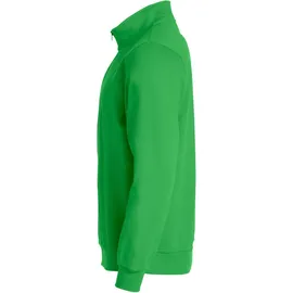 New Wave Basic Halb-Zip Sweatshirt Herren Apfelgrün XL
