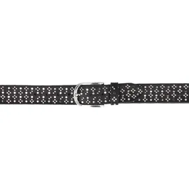 B.belt Tini Leder schwarz 100 cm