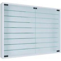 VCM Hängevitrine Mandosa 80 x 10 x 60 cm Weiß