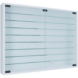 VCM Hängevitrine Mandosa 80 x 10 x 60 cm Weiß