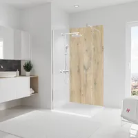 Schulte Duschrückwand DecoDesign Dekor Holz-Landhaus 210 cm x 100