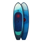 Runga-Boards SUP-Board Runga PARURU Hard Board Stand Up Paddling SUP, Allrounder, (Set 9.5, Inkl. coiled leash & 3-tlg. Finnen-Set) 9.5