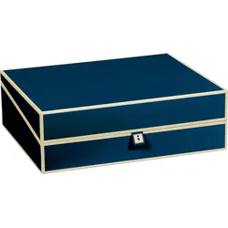 Die Kante Dokumenten-Box marineblau