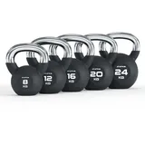 ATLETICA Kettlebell Kettlebell Set, Functional 8, 12, 16, 20, 24kg