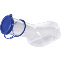 Medi-Inn Urinflasche PC für Männer klarsichtig | 1 Liter Fassungsvermögen | autoklavierbar | 1 Stück
