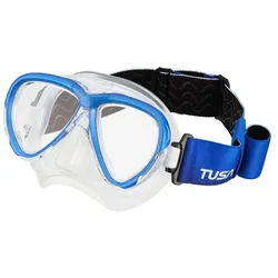 Tusa - Intega - Tauchmaske mit Fabric Strap Maskenband - Farbe: Blau