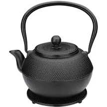 Weis Teekanne Gusseisen Schwarz 1,1 l