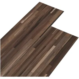 vidaXL Bodenplatten 36 pcs Gestreift Braun 5,02 m2 PVC