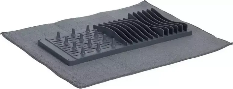 Abtropfgestell mit Mikrofasertuch