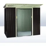 Metall Gerätehaus Geräteschuppen Gartenschuppen Gartenhaus Dublin Anthrazit
