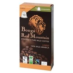 Original Food Bonga Red Mountain Wildkaffee Kapseln bio (10St)