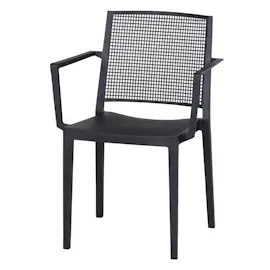 Siena Garden Stapelsessel-Set Square 4-teilig Anthrazit