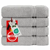 hammetex Handtuchset 4-tlg. grau