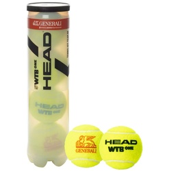 Head Tennis Bälle 4B Head WTB One 4-Ball Dose