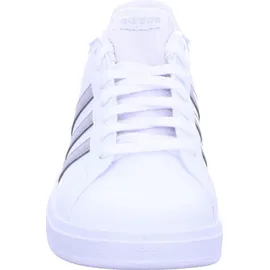 adidas Grand Court Lifestyle Tennis Lace-Up Kids Cloud White / Matte Silver / Matte Silver 35