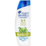 Head & Shoulders Apple Fresh 2in1 Anti-Schuppen-Shampoo 250ml. Bis Zu 100% Schuppenschutz, Klinisch Getestet. Für Jeden Haar- Und Kopfhauttyp. Tägliche Anwendung. Sauberes Frischegefühl Mit Apfelduft
