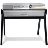 Grillpeter Holzkohlegrill Profi Mangal Altan 90 Edelstahl 3mm Schaschlikgrill Edelstahldeckel schwarz