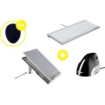 Bakker Elkhuizen BakkerElkhuizen Homeworking Box Premium PLUS DE Home Office-Set Höhen-Bereich: 9 bis 21 cm Siena