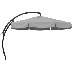 SUN GARDEN Ampelschirm Easy Sun TOP MODE Ø 350 cm antrazit / hellgrau