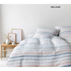 Elegante Bettwäsche Bliss - 155x220 cm + 80x80 cm	bliss puder
