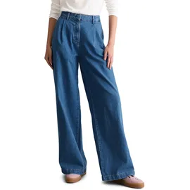 Marc O'Polo Marc OߴPolo Denim Damen Jeanshose High Waist Wide Fit, Blau (Medium Blue Multi 58), W31/L32 - 31W / 32L