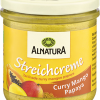 Alnatura Bio Streichcreme Curry Mango Papaya - 180.0 g