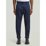 G-Star Pleated Chino Relaxed Tapered Hosen Dunkelblau 33 32