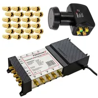PremiumX Multischalter Set PXMS 5/8 Multiswitch mit Netzteil für