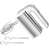 SOKANY 800W Handrührgerät Edelstahlkneter Handmixer, 5 Geschwindigkeiten mit Exit-Taste, Handrührer mit 2 Knethaken & 2 Rührbesen (CX-6651W)
