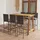 vidaXL Gartenbar-Set 7-tlg. Grau