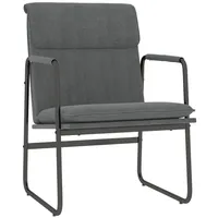 VidaXL Loungesessel Dunkelgrau 55x64x80 cm Stoff