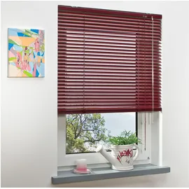 LIEDECO Aluminium-Jalousie 120 x 160 cm bordeaux