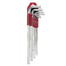AMF Winkelschraubendrehersatz 911L-HM9D 9-tlg. Ku.-Halter SW 1,5-10 mm