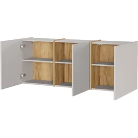 Germania Tchibo - »Libbiano Plus« Mehrzweckschrank - 138x29x55cm - braun - Holz