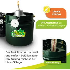 Bio Green BioGreen Paraffin Gasgewächshausheizung "Warmax Mini" 70 Watt