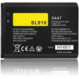 FLSTOR Akku für Siemens Gigaset SL910, SL910A, SL910H Telefon -Ersatzakku für V30145-K1310-X447,V30145-K1310K-X447, 1200mAh wiederaufladbare Batterie, 1 Stück