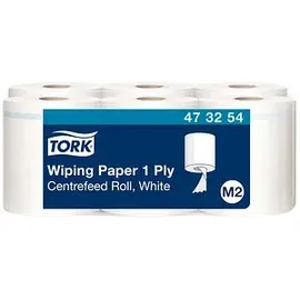 TORK Putztuchrollen Advanced M2 1-lagig weiß, 771 Blätter, 6 Rollen