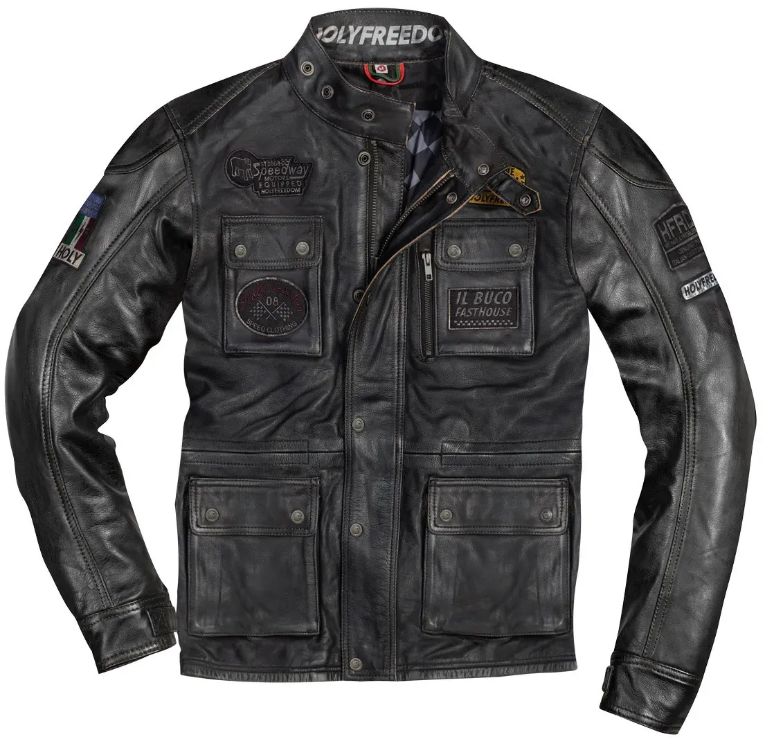 HolyFreedom Quattro Waxed Motorrad Textiljacke