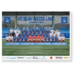 FC Blau-Weiß Linz Poster Saison 2025/2026 - blau / ONE SIZE