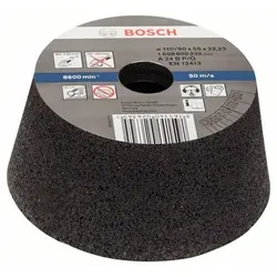 Schleiftopf, konisch-Metall/Guss 90mm, 110mm, 55mm, 24 (1608600232)