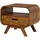 MASSIVMOEBEL24.DE Nachtschrank Mailand 50 x 40 x 43 cm Braun