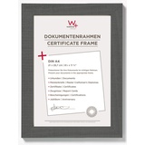 walther+ design HO130D Bilder Wechselrahmen Papierformat: DIN A4 Grau